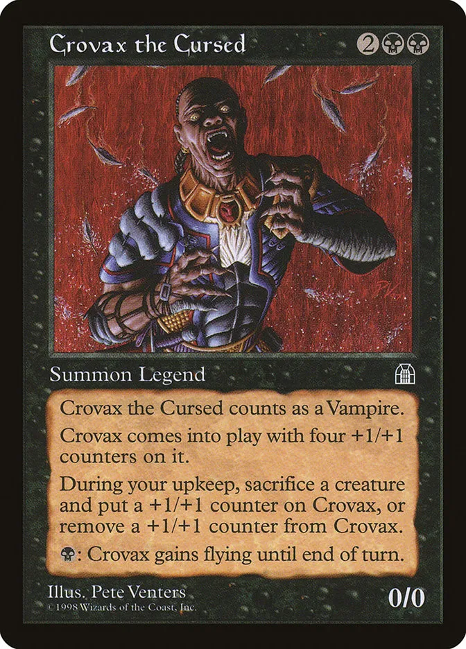 Crovax the Cursed Front Face