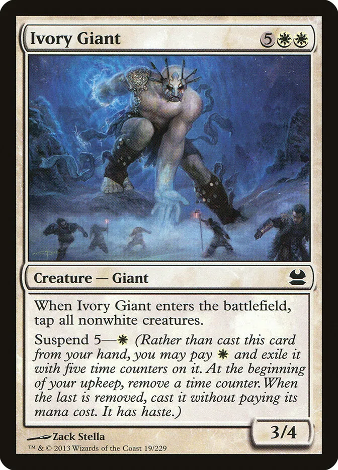 Ivory Giant Front Face