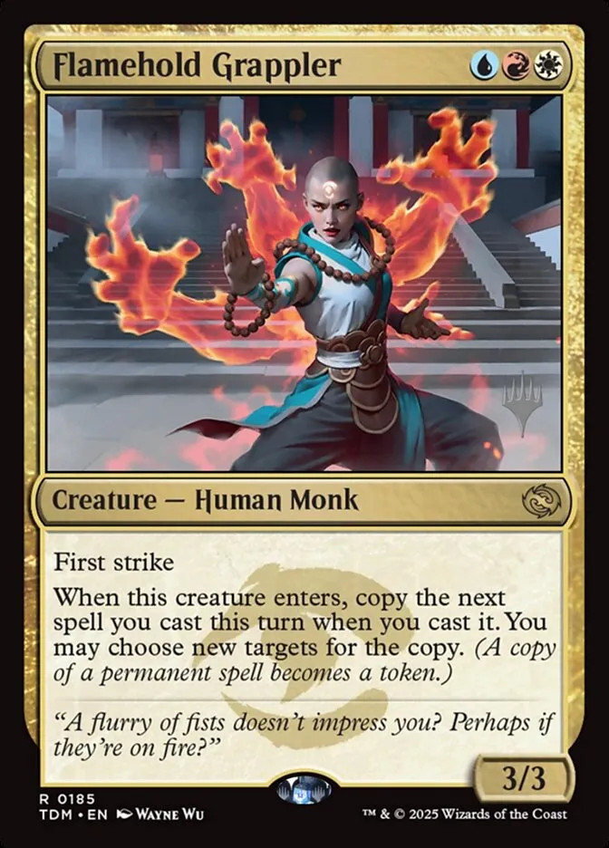 Flamehold Grappler Front Face