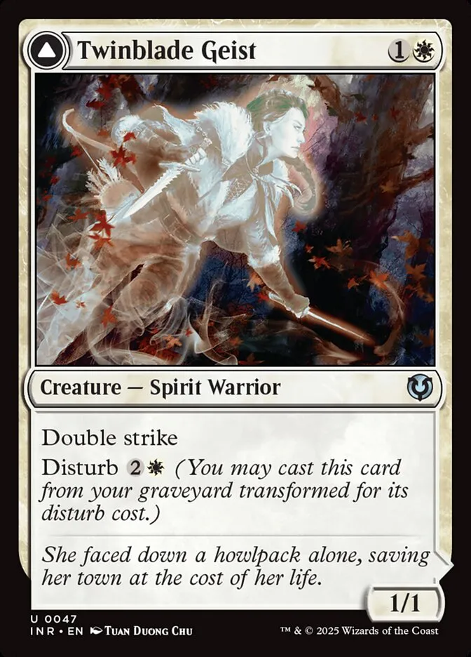 Twinblade Geist // Twinblade Invocation Front Face