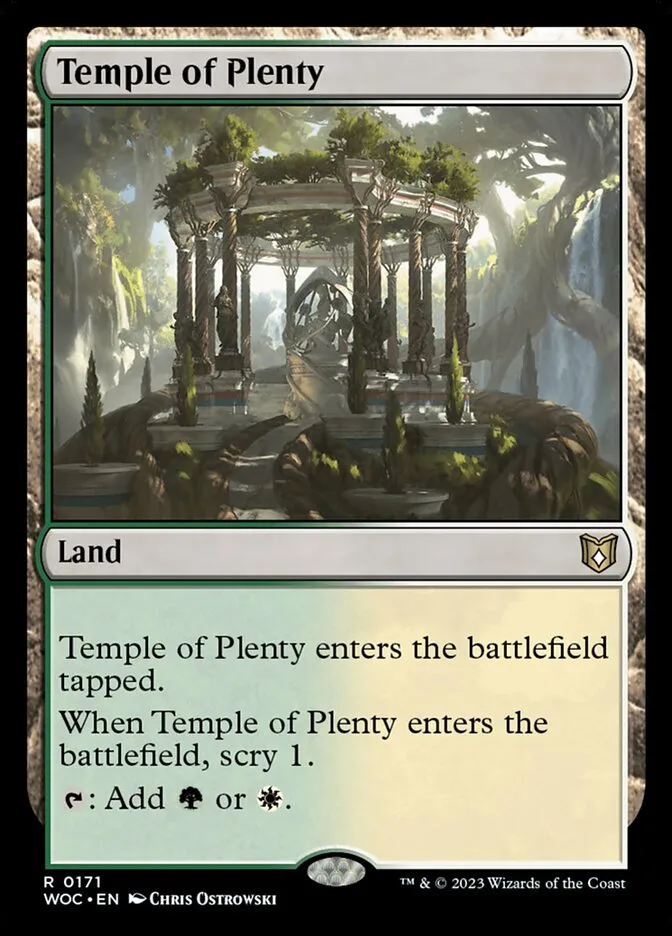 Temple of Plenty Front Face