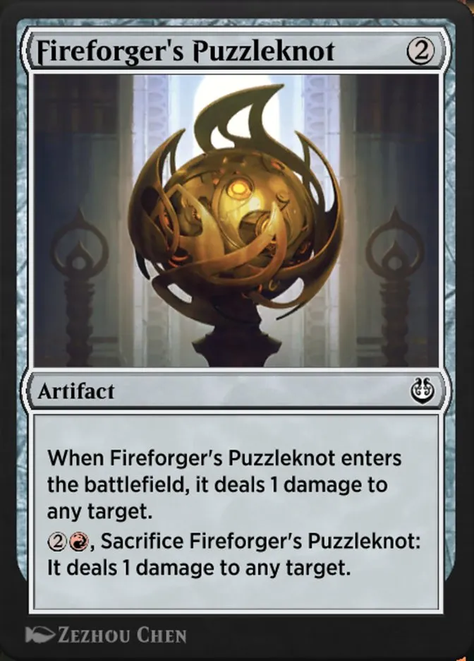 Fireforger's Puzzleknot Front Face