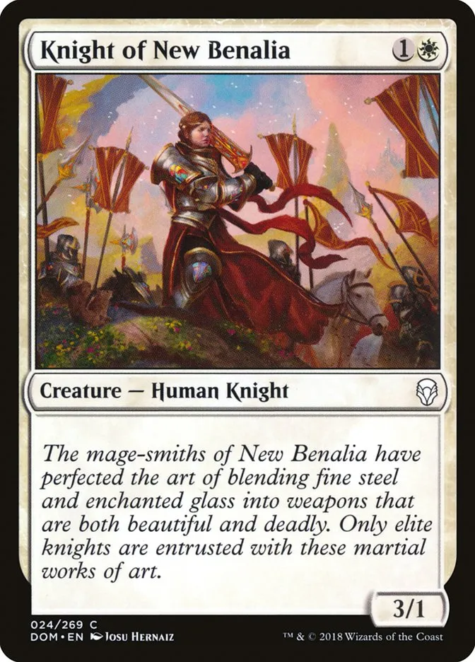 Knight of New Benalia Front Face