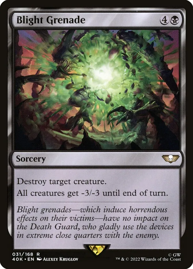 Blight Grenade Front Face