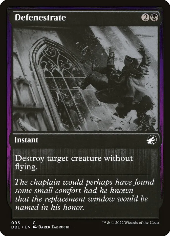 Defenestrate Front Face