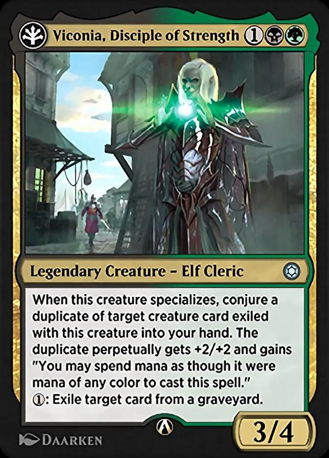Viconia, Disciple of Strength Front Face
