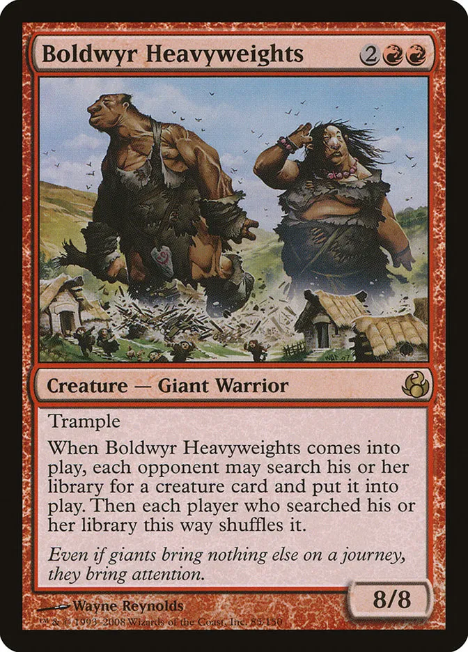 Boldwyr Heavyweights Front Face