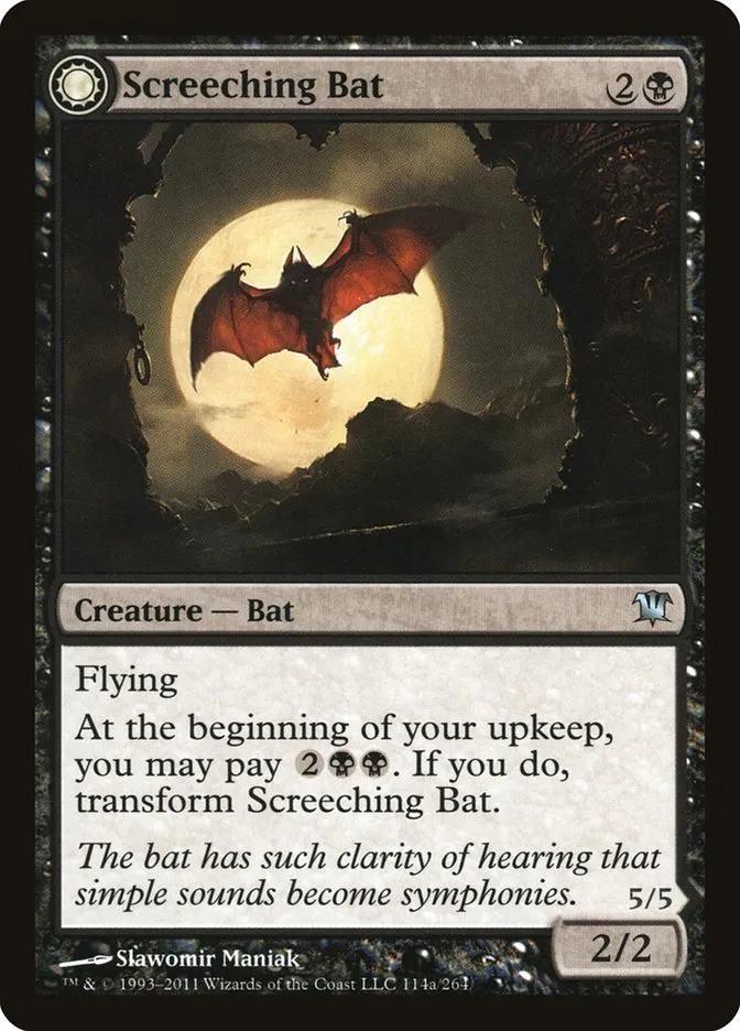 Screeching Bat // Stalking Vampire Front Face