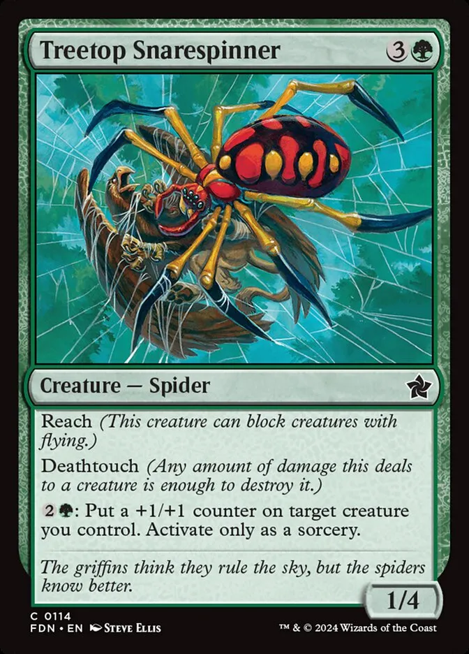 Treetop Snarespinner Front Face