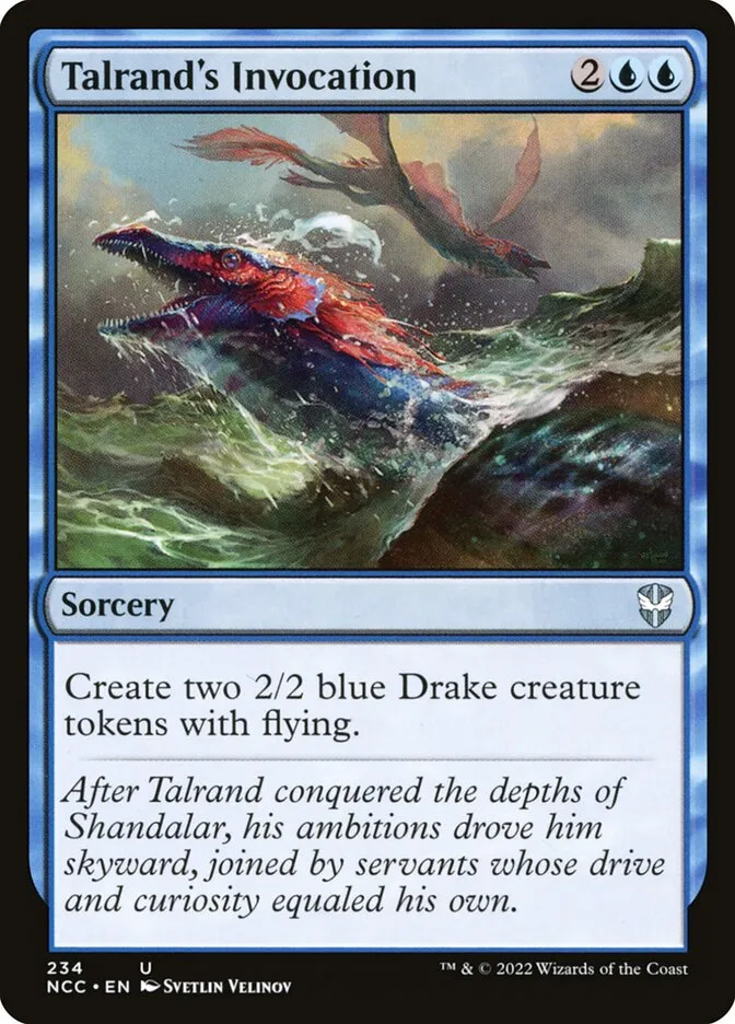 Talrand's Invocation Front Face