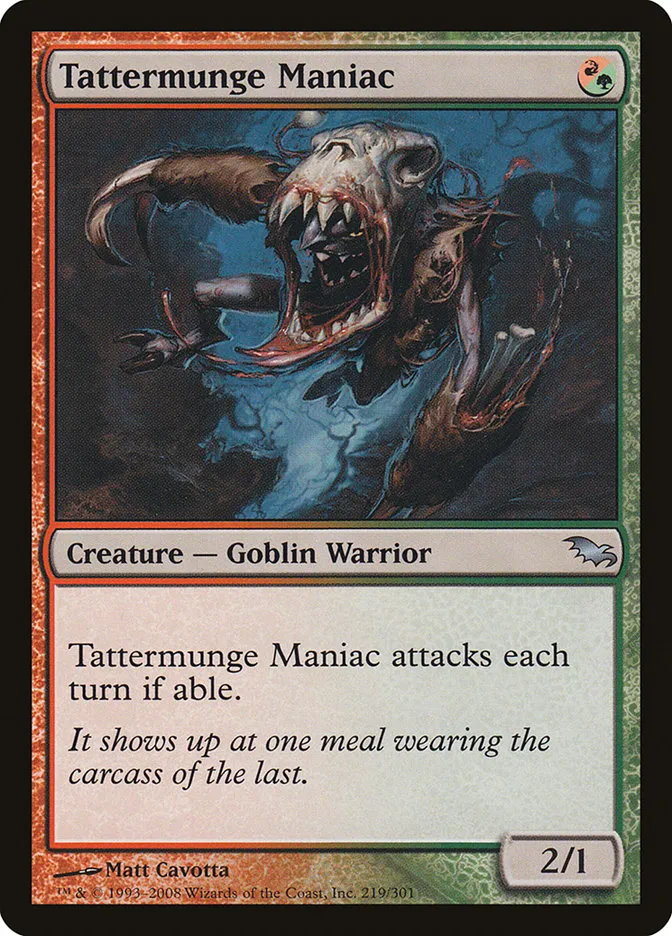 Tattermunge Maniac Front Face