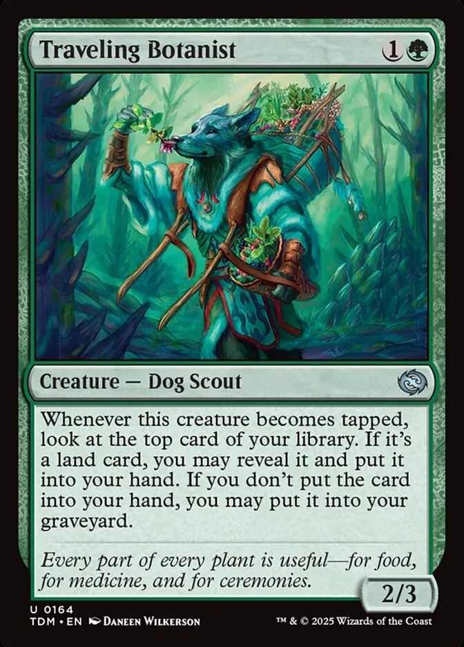 Traveling Botanist Front Face