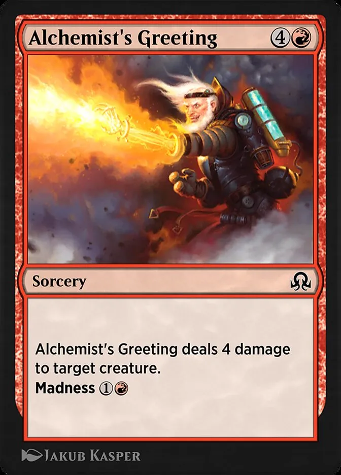 Alchemist's Greeting Front Face