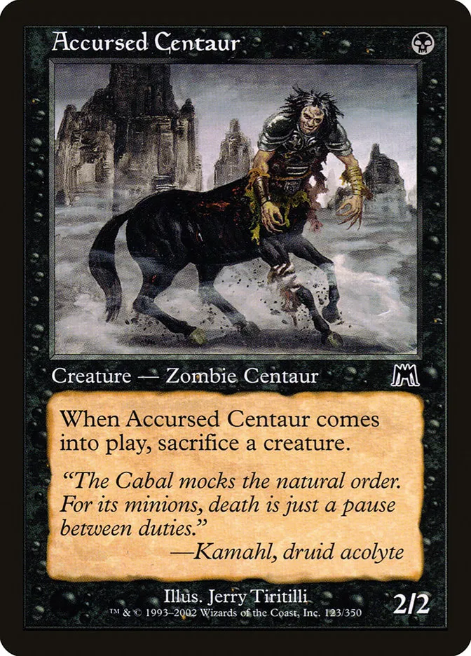 Accursed Centaur Front Face
