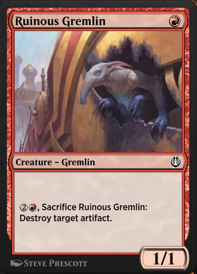 Ruinous Gremlin Front Face