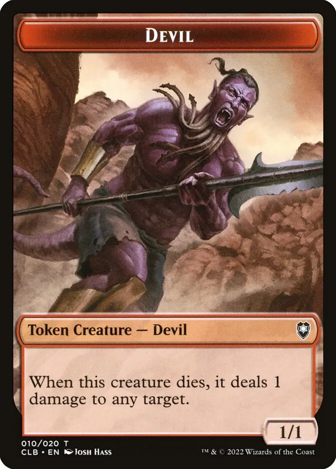 Devil Front Face