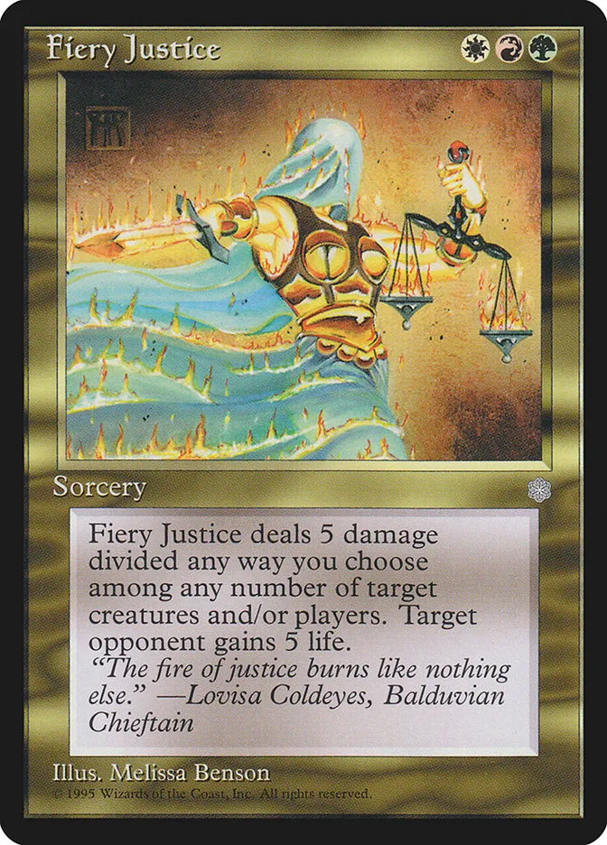 Fiery Justice Front Face