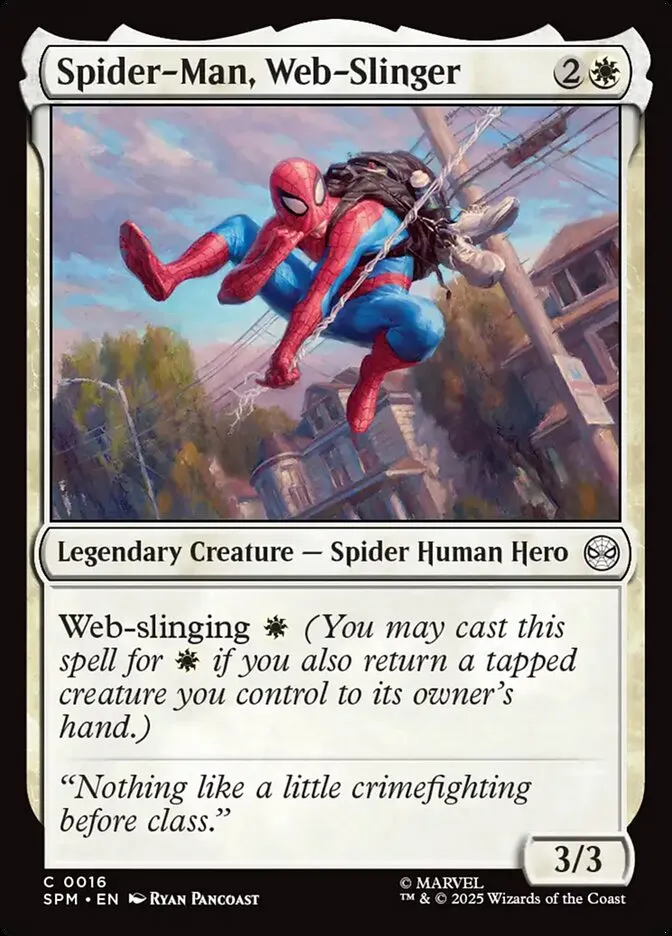 Spider-Man, Web-Slinger Front Face