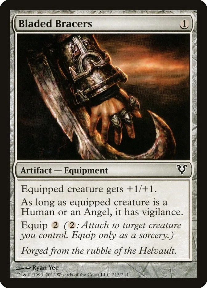 Bladed Bracers Front Face