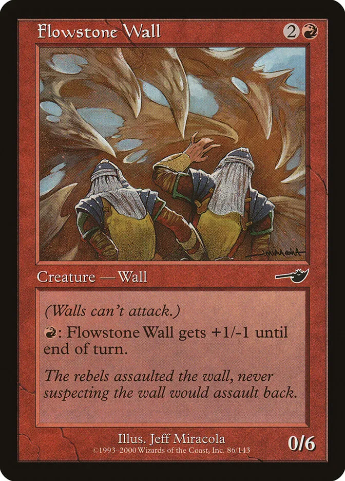 Flowstone Wall Front Face
