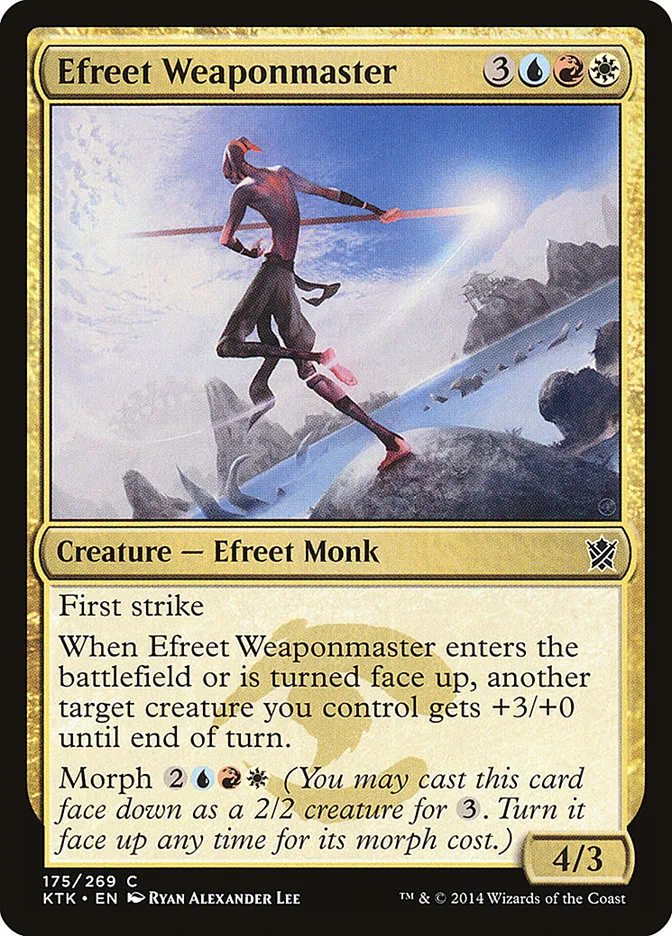 Efreet Weaponmaster Front Face