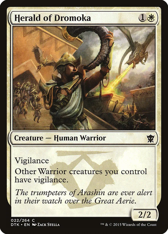 Herald of Dromoka Front Face