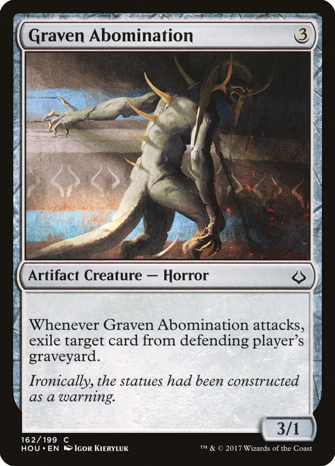 Graven Abomination Front Face