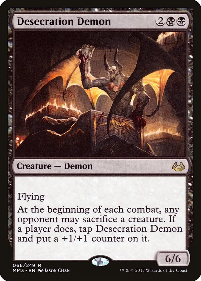 Desecration Demon Front Face
