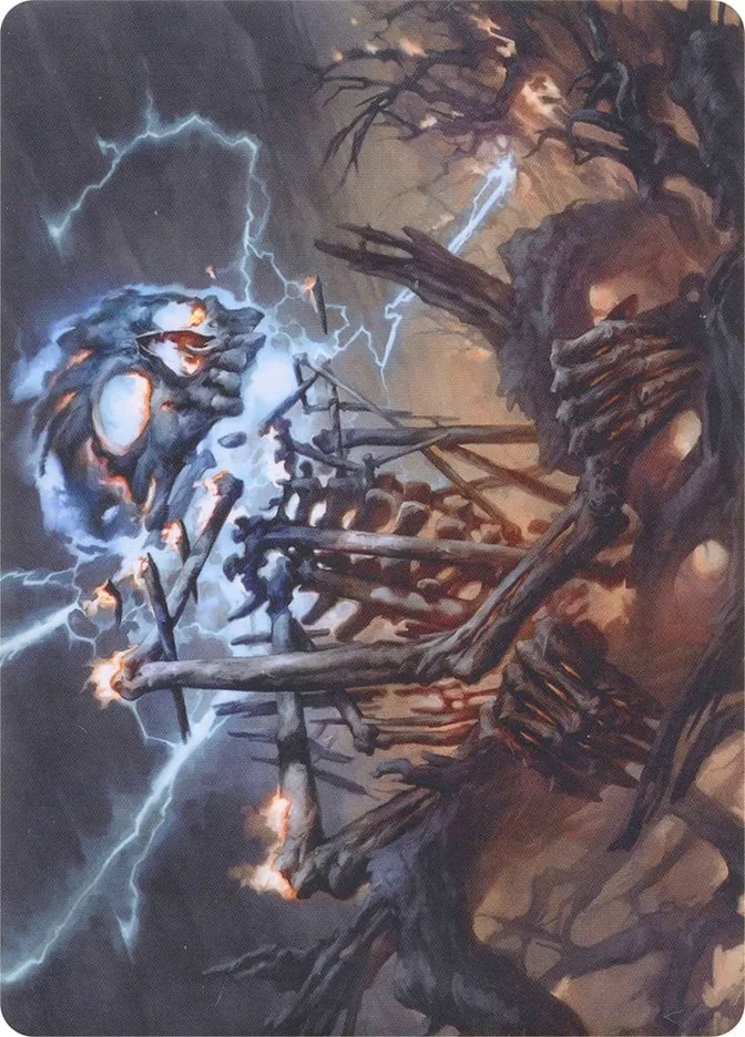 Lightning Skelemental // Lightning Skelemental Front Face