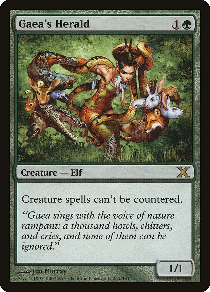 Gaea's Herald Front Face