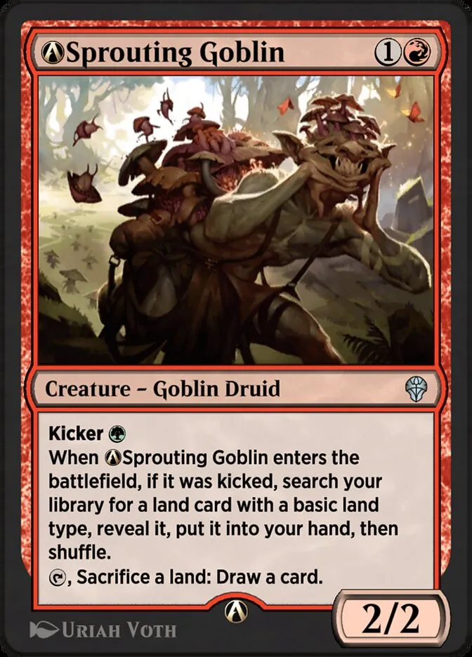 A-Sprouting Goblin Front Face