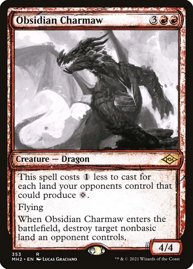 Obsidian Charmaw Front Face