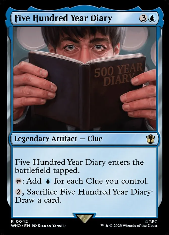 Five Hundred Year Diary Front Face