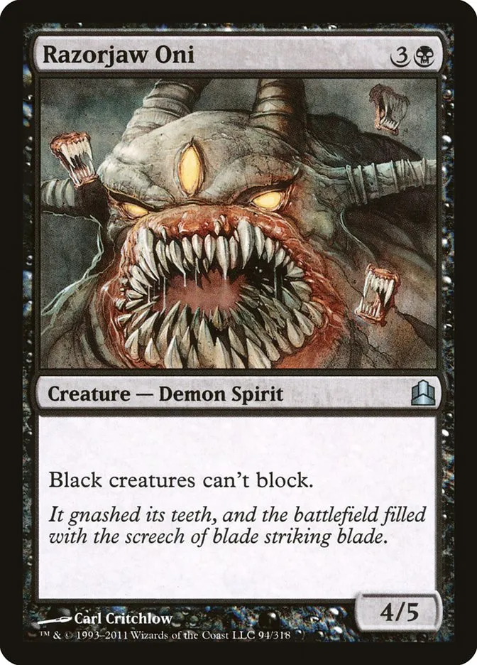 Razorjaw Oni Front Face