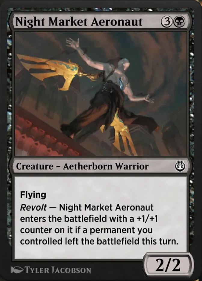 Night Market Aeronaut Front Face