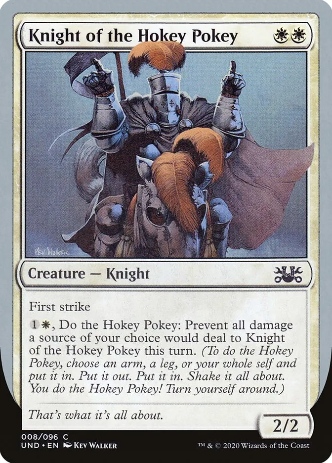 Knight of the Hokey Pokey Front Face
