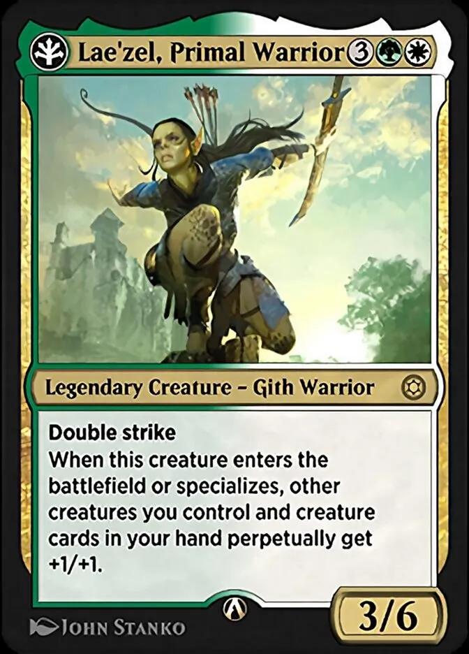 Lae'zel, Primal Warrior Front Face
