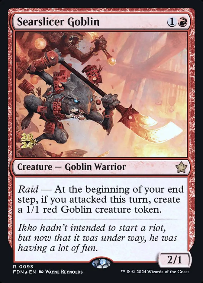 Searslicer Goblin Front Face