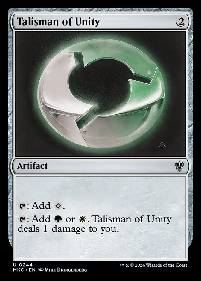 Talisman of Unity Front Face