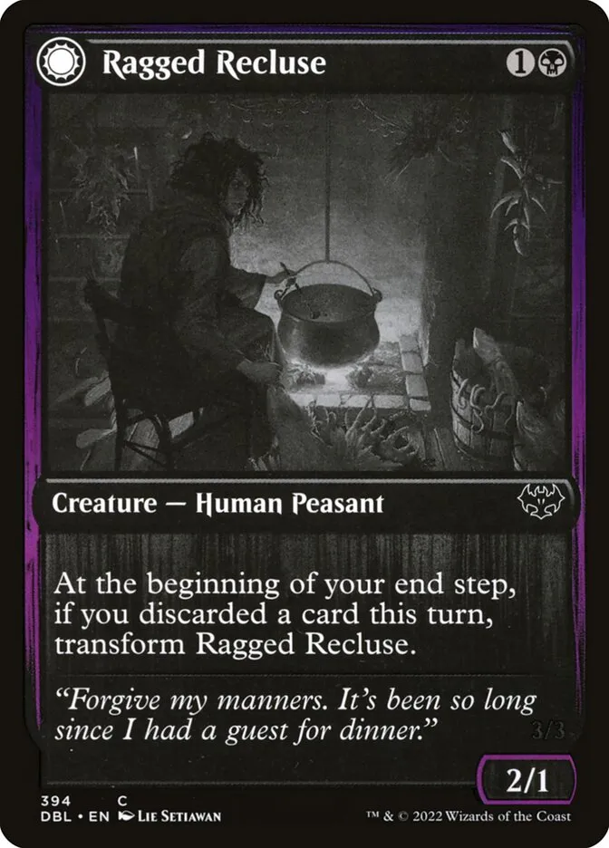 Ragged Recluse // Odious Witch Front Face