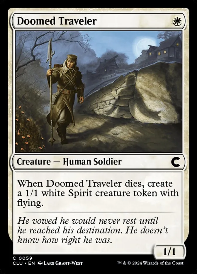 Doomed Traveler Front Face