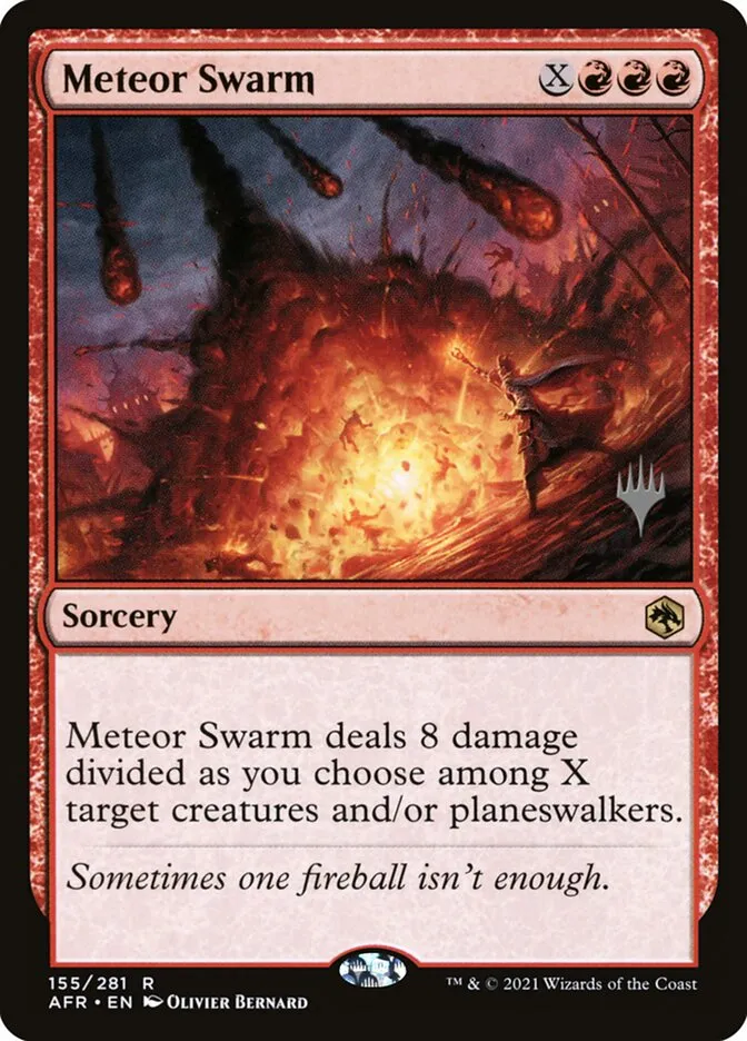 Meteor Swarm Front Face