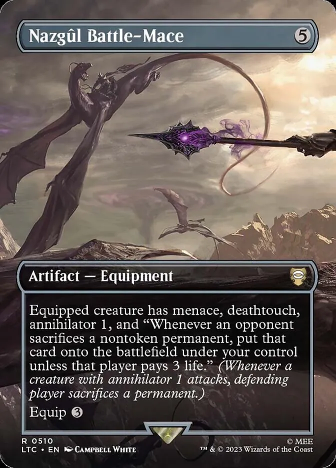Nazgûl Battle-Mace Front Face