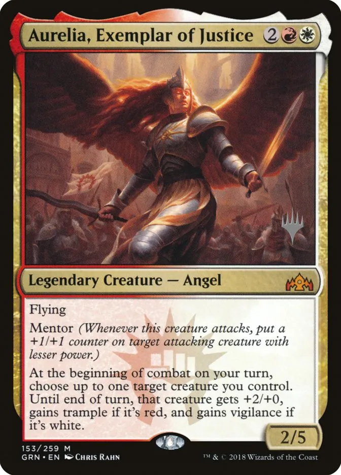 Aurelia, Exemplar of Justice Front Face
