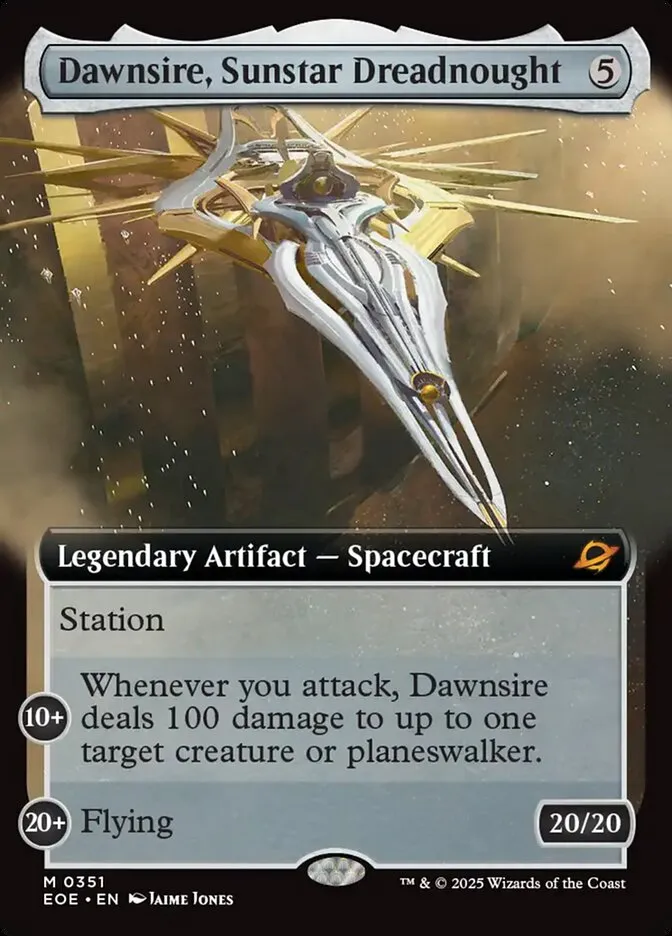Dawnsire, Sunstar Dreadnought Front Face