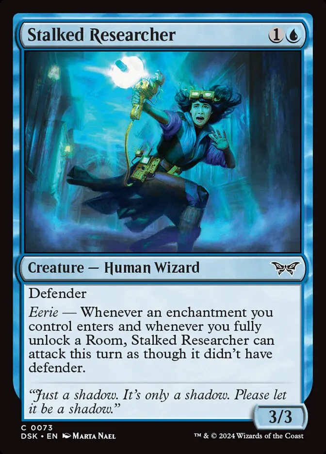 Stalked Researcher Front Face