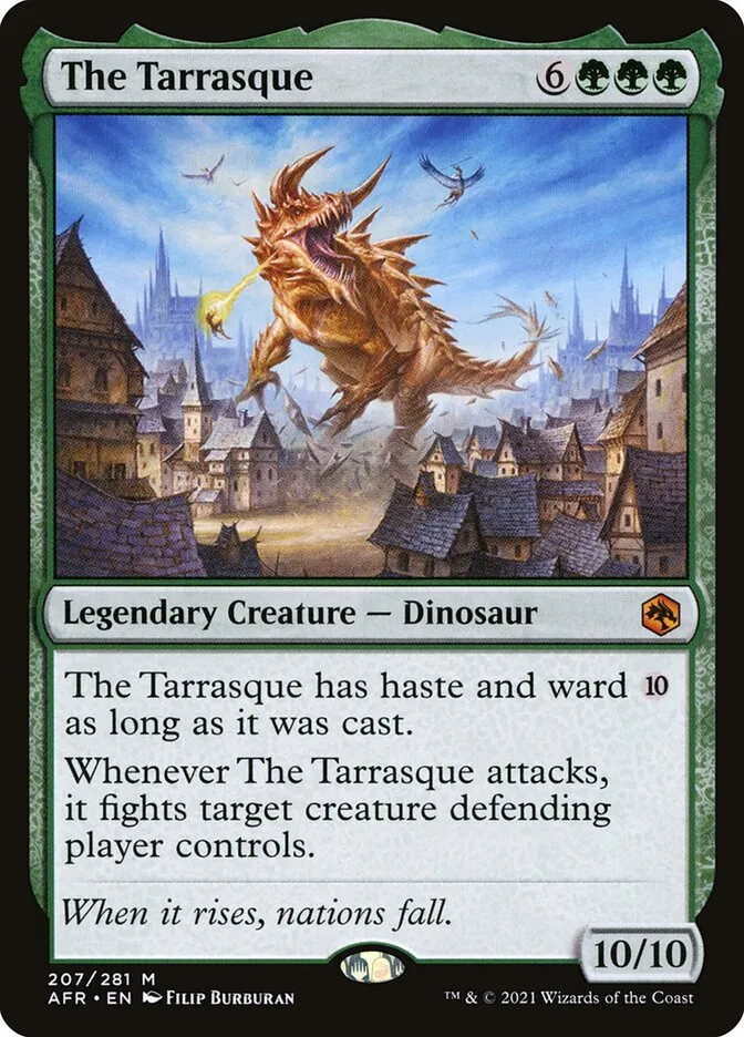 The Tarrasque Front Face