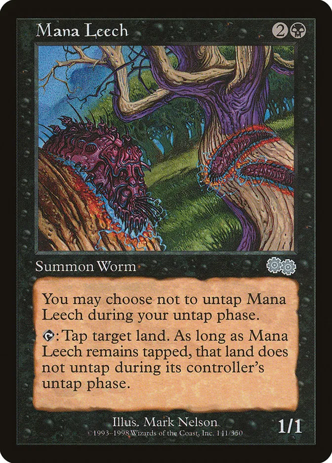 Mana Leech Front Face