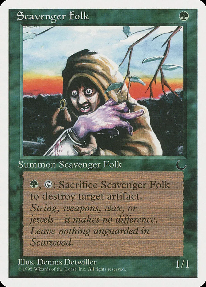 Scavenger Folk Front Face