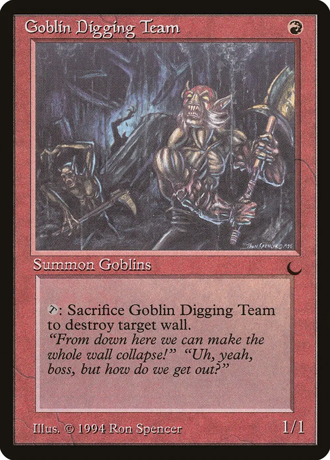 Goblin Digging Team Front Face
